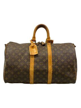 Louis Vuitton Boston Bag Monogram Keepall Bandouliere 45